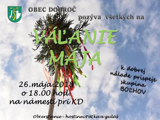 Váľanie májov Váľanie májov